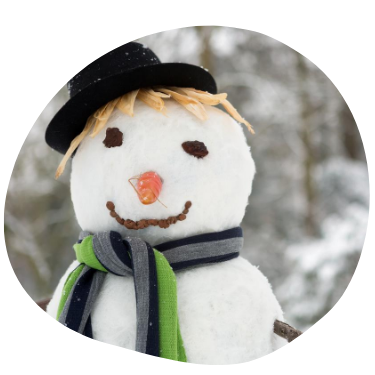 snowman building fundraiser